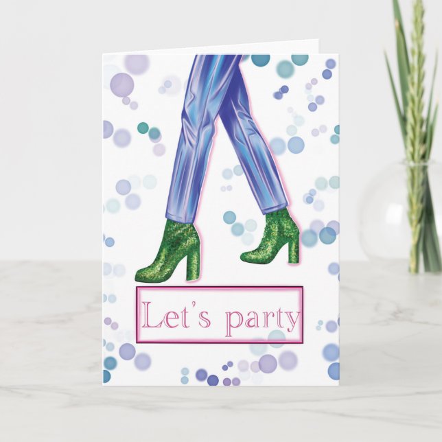 For Female Friend Fun Party Birthday Card (Front)