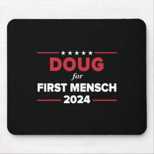 For First Mensch Kamala Doug 2024 Mouse Pad
