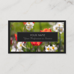 For floral experts and professional florists business card