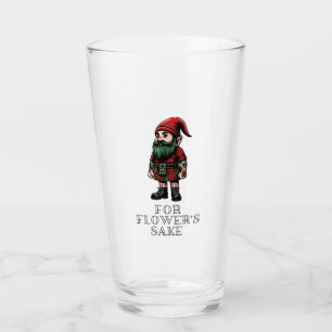 FOR FLOWER'S SAKE GNOME GLASS