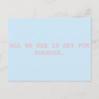 For Forever // Dear Evan Hansen Postcard