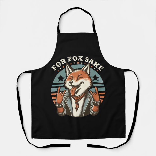 For Fox Sake Apron (Front)