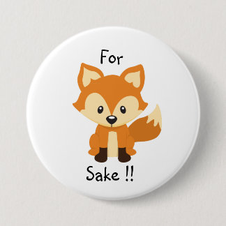 For fox sake button pin