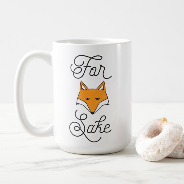 For Fox Sake Coffee Mug (With Donut)