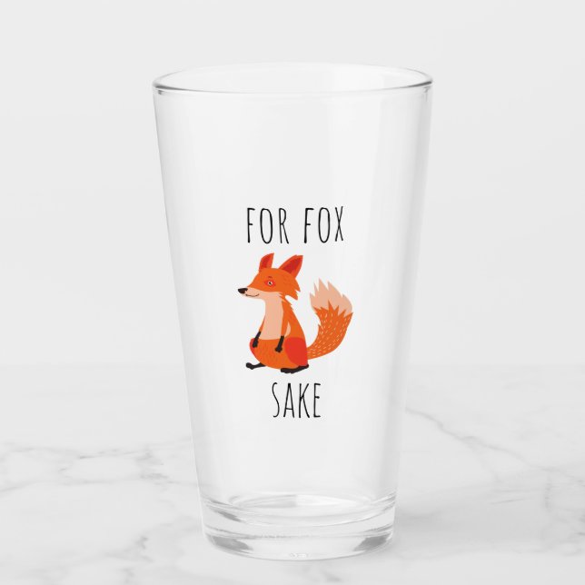 For fox sake glass (Front)