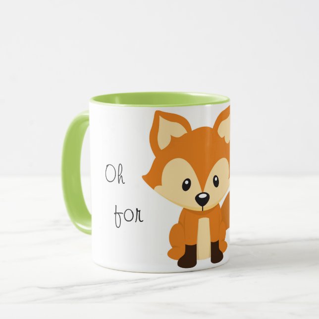 for fox sake mug (Front Left)