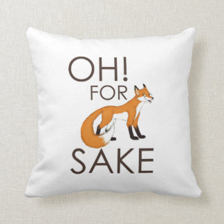 For Fox Sake Pillow