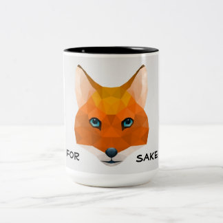 For fox sake Two-Tone coffee mug