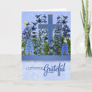 for Friend Thank You Christian Forever Grateful Card