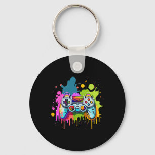 For Gamers Paint Controller Gaming Apparel Video G Key Ring