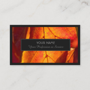For garden experts and natural designers business card