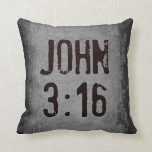 For God So Loved the World...John 3:16 Cushion