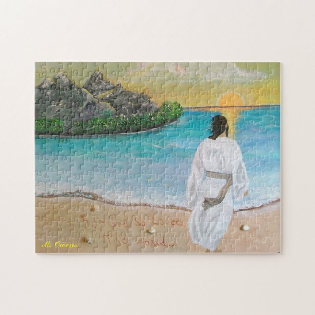 "For God So Loved The World..." Puzzle & Gift Box (Horizontal)