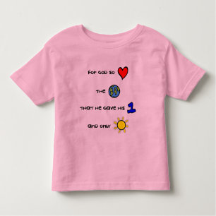 For God so Loved the World toddler t-shirt