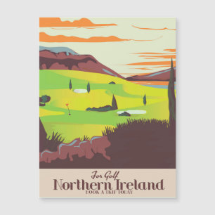 'For Golf' Northern Ireland Travel poster