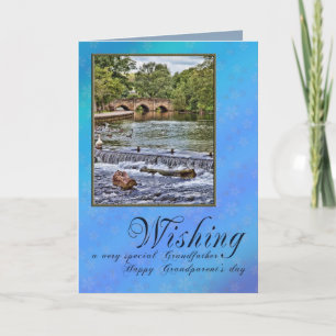 For grandfather on Grandparents day Card