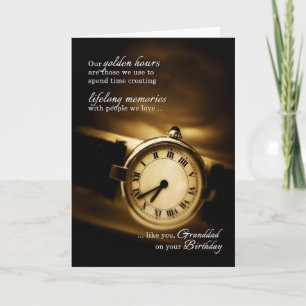 for Grandfather Timeless Sentimental Birthday Card