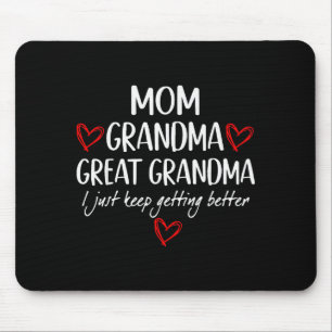 For Grandma From Grandkids Mom Grandma Great Grand Mouse Pad