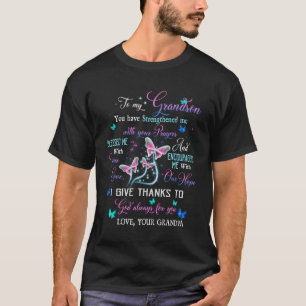 For Grandpa Loved & Missed His Grandson Memorial G T-Shirt