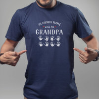 For Grandpa with 8 Grandkids Names Personalised