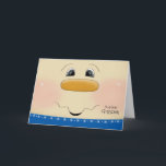 For Grandson Christmas Happy Snowman Face Holiday Card<br><div class="desc">Send a sweet Christmas greeting to a young Grandson that he's sure to enjoy with this adorable close up of a happy Snowman face. Partial graphic courtesy of Trina Clark.</div>