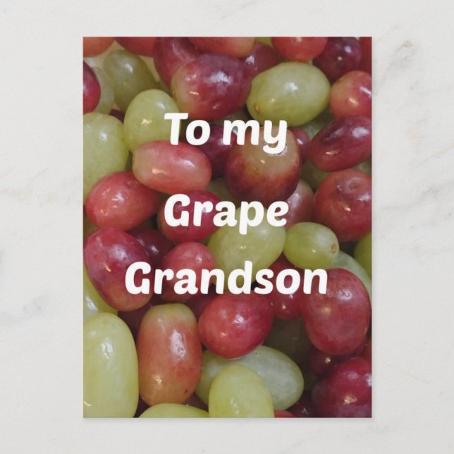 For Great Grandson Postcard (Front)