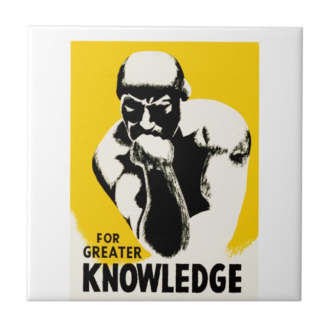 For Greater Knowledge Ceramic Tile (Front)