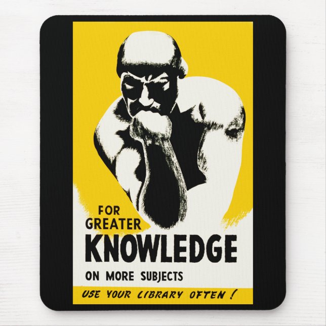 For Greater Knowledge Mouse Pad (Front)