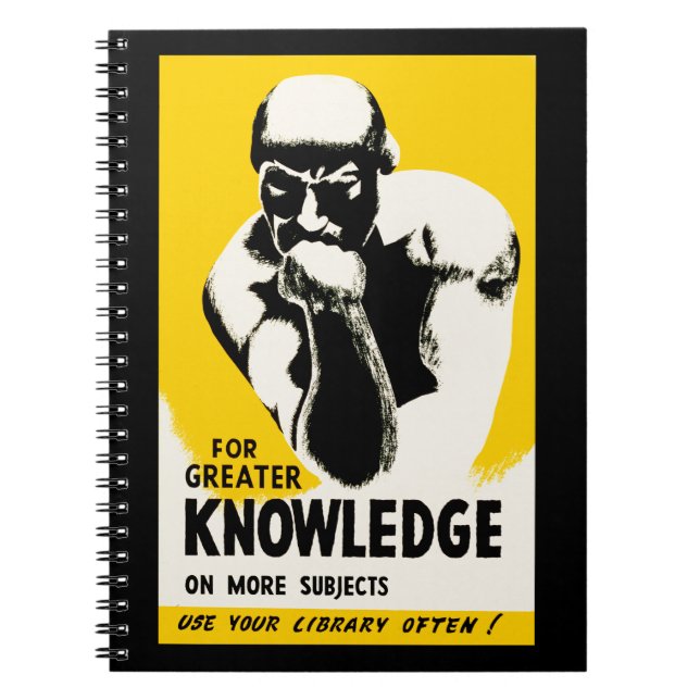 For Greater Knowledge Notebook (Front)