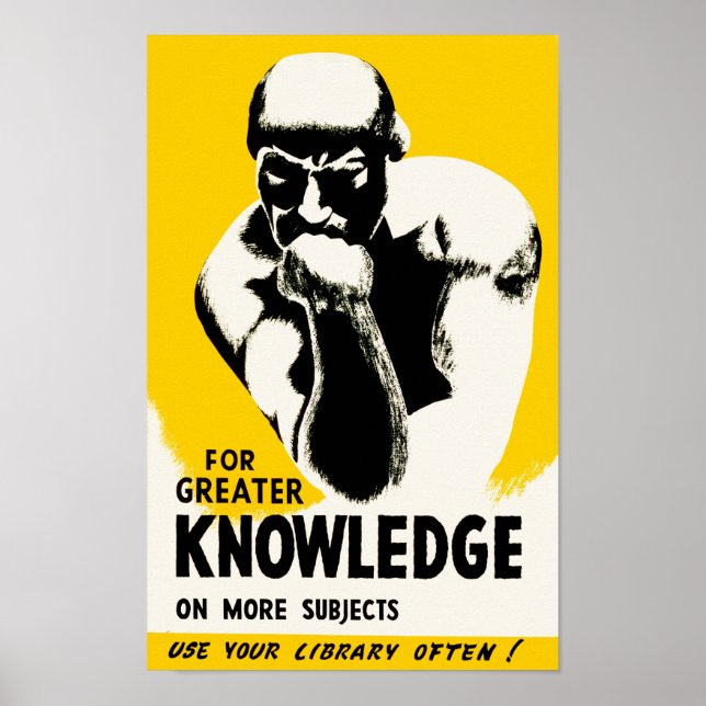 For Greater Knowledge Poster (Front)