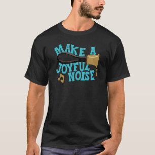 For Handbell Choir Ringers Make A Joyful Noise Gra T-Shirt