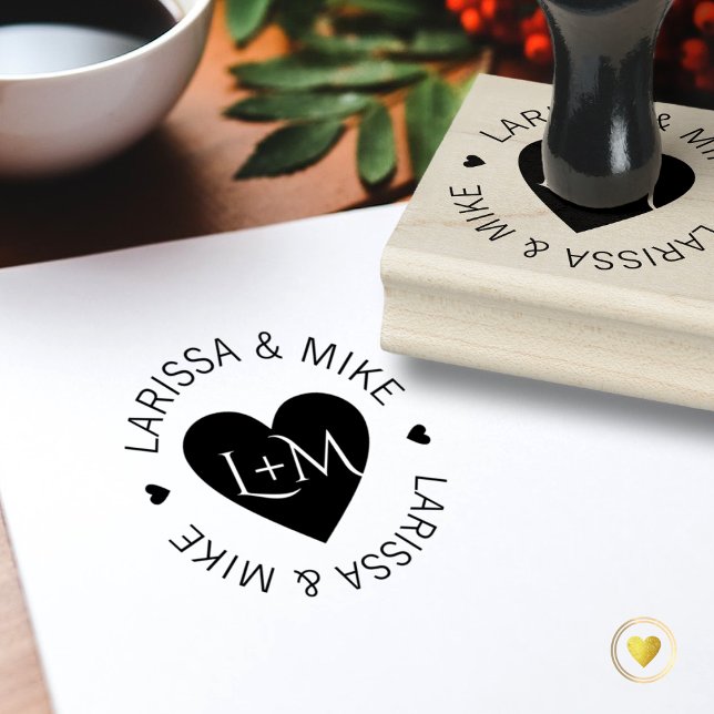 For Handmade Wedding Favours, a nice Rubber Stamp (Creator Uploaded)