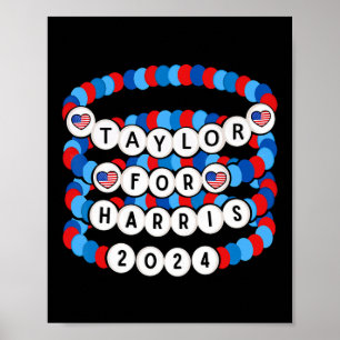 For Harris 2024 Charm Bracelet Support Kamala Harr Poster