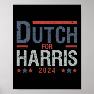 For Harris 2024 Election President Kamala Harris Poster