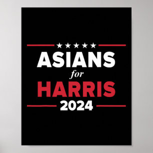 For Harris 2024 Kamala Harris For President Poster