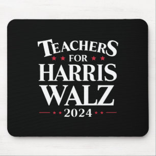 For Harris Walz 2024 Shirt Kamala Tim Waltz Mouse Pad
