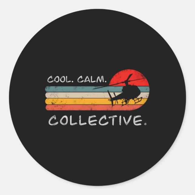 For Helicopter Pilots Classic Round Sticker (Front)