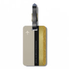 For Her a Chic Travel Luggage Tag with Monogram