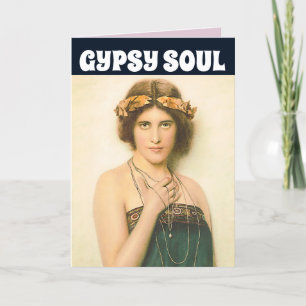 FOR HER  FRIEND BOHEMIAN GIRL CARDS