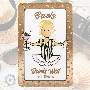 For Her Funny Cruise Ship Door Girls Trip Magnet