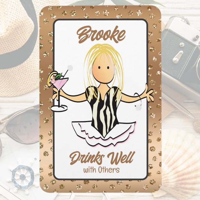 For Her Funny Cruise Ship Door Girls Trip Magnet (Creator Uploaded)