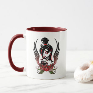 For Her: Hand Drawn Midnight Beauty Combo Mug