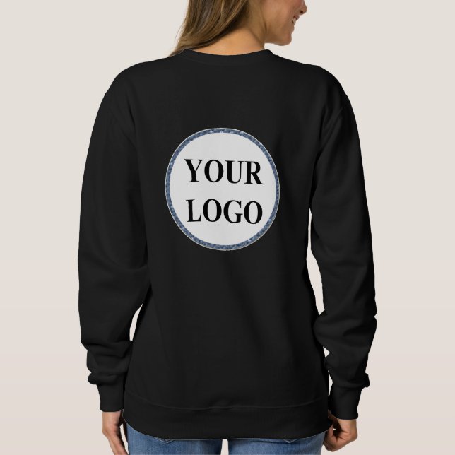 For Her Mama New Mum ADD YOUR LOGO HERE Hoodie (Back)