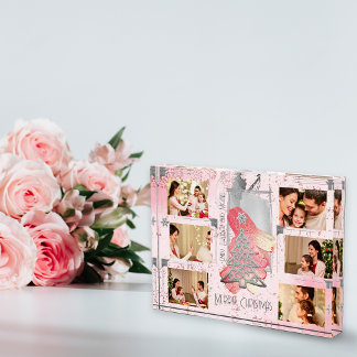 For Her Pink Christmas Photo Memory Keepsake