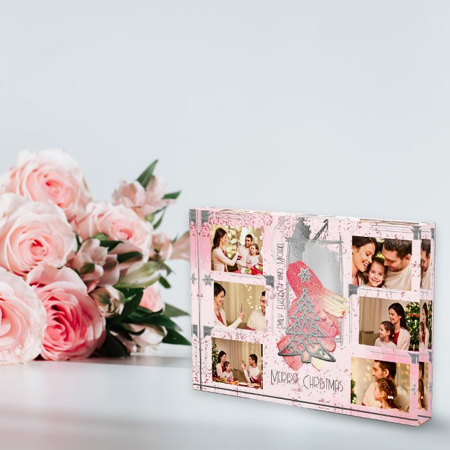 For Her Pink Christmas Photo Memory Keepsake (Creator Uploaded)