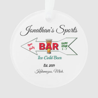 For Him Man Cave Bar Tavern Pub Ornament