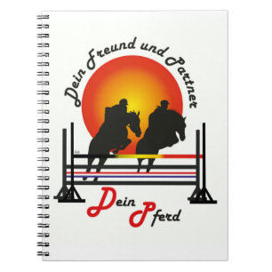 For horses and equestrian sports lover note notebook