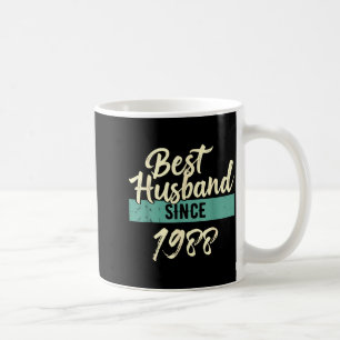For Husband Since 1988 Anniversary Husbands Coffee Mug