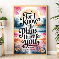 For I Know the Plans I Have for You Christian Art