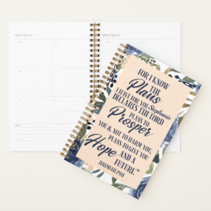 For I Know The Plans I Have For You Custom 2021 Planner
